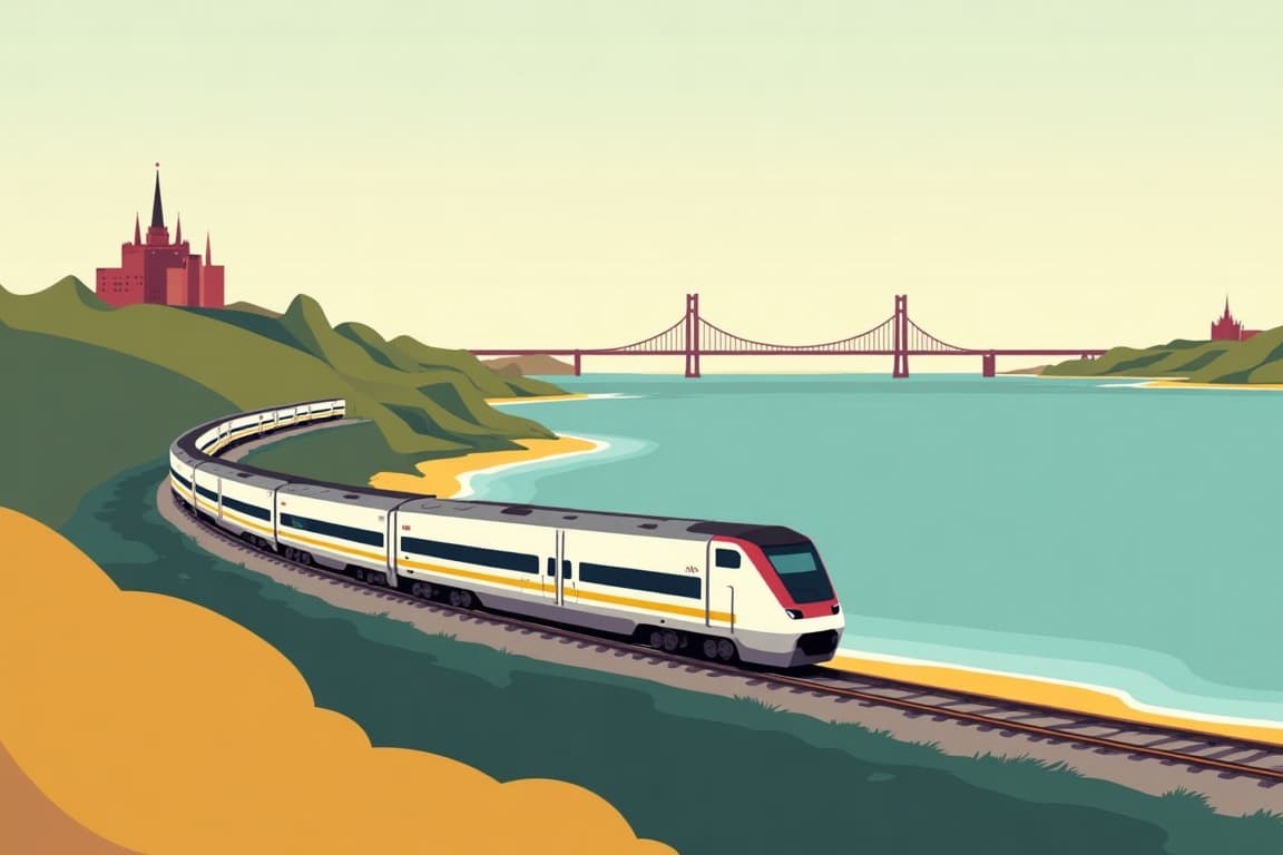 Illustration of Maritimes to Montreal Rail Journey