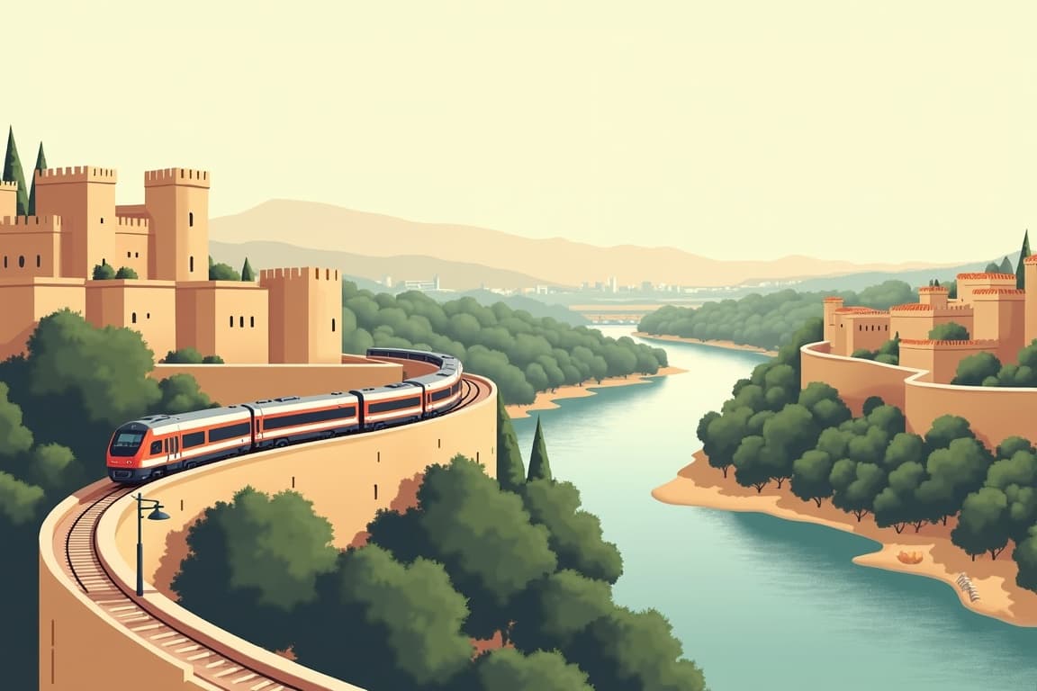 Illustration of Marseille and Avignon