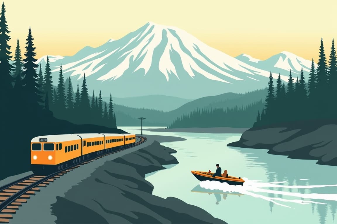 Illustration of North to Denali