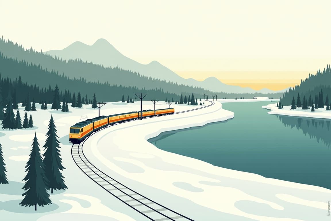 Illustration of Northern Lights
