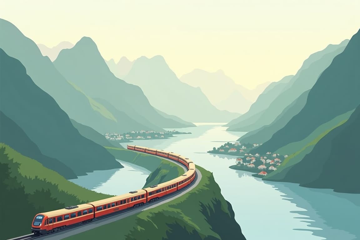 Illustration of Norway in a Nutshell®