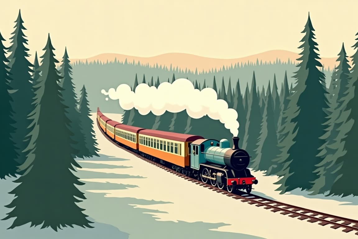 Illustration of Norwich & Norfolk at Christmas