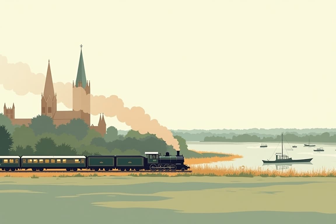 Illustration of Norwich & the Norfolk Broads