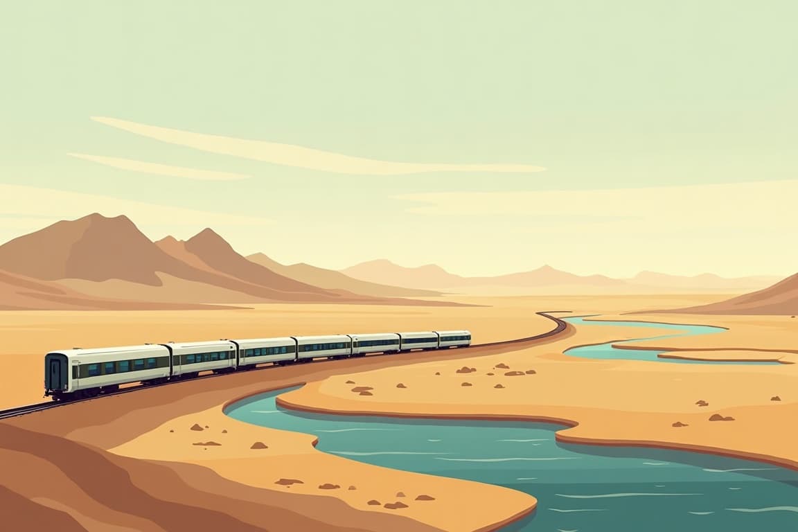 Illustration of Orient Silk Road Express
