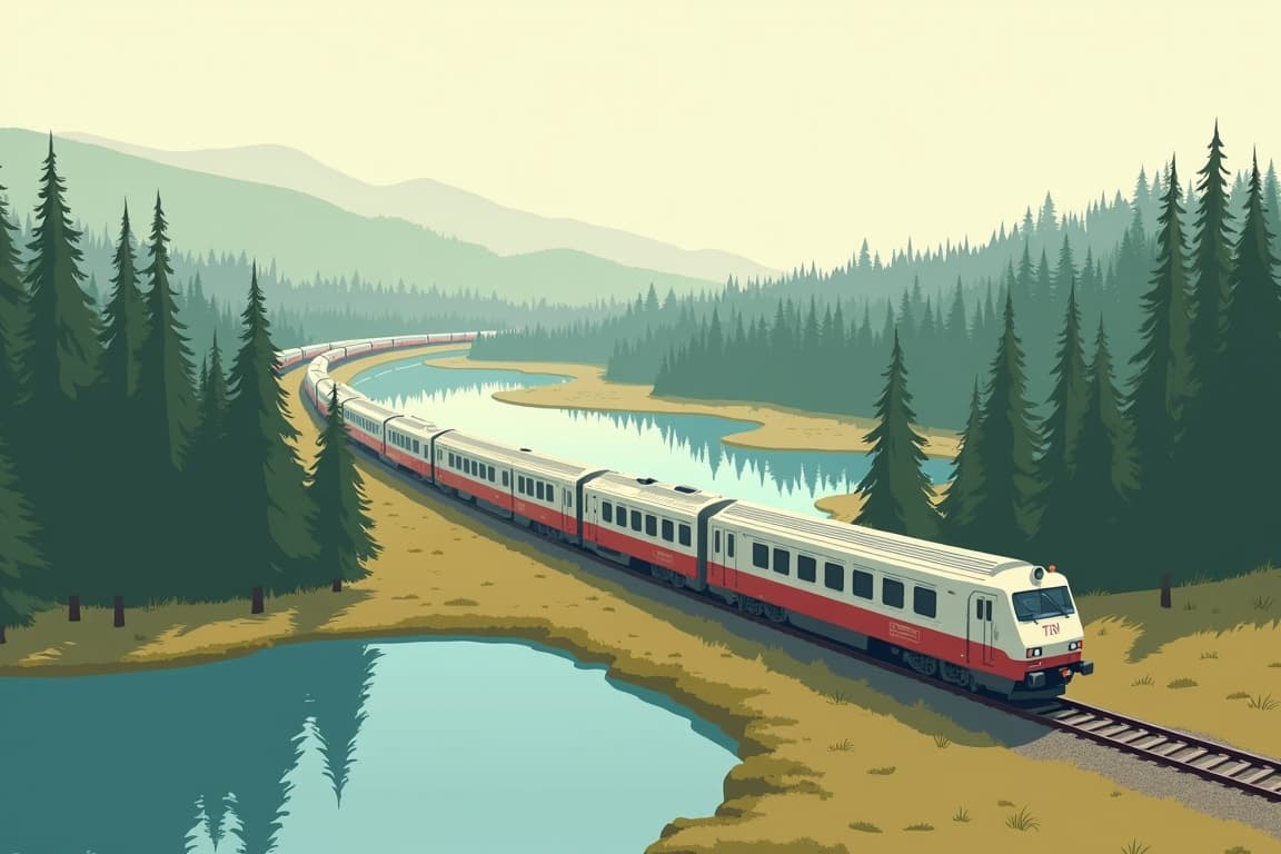 Illustration of Oslo, Stockholm & Copenhagen