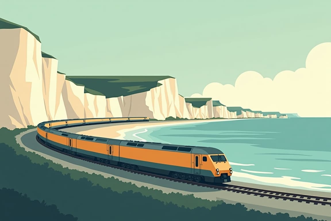 Illustration of Overnight Train to Venice