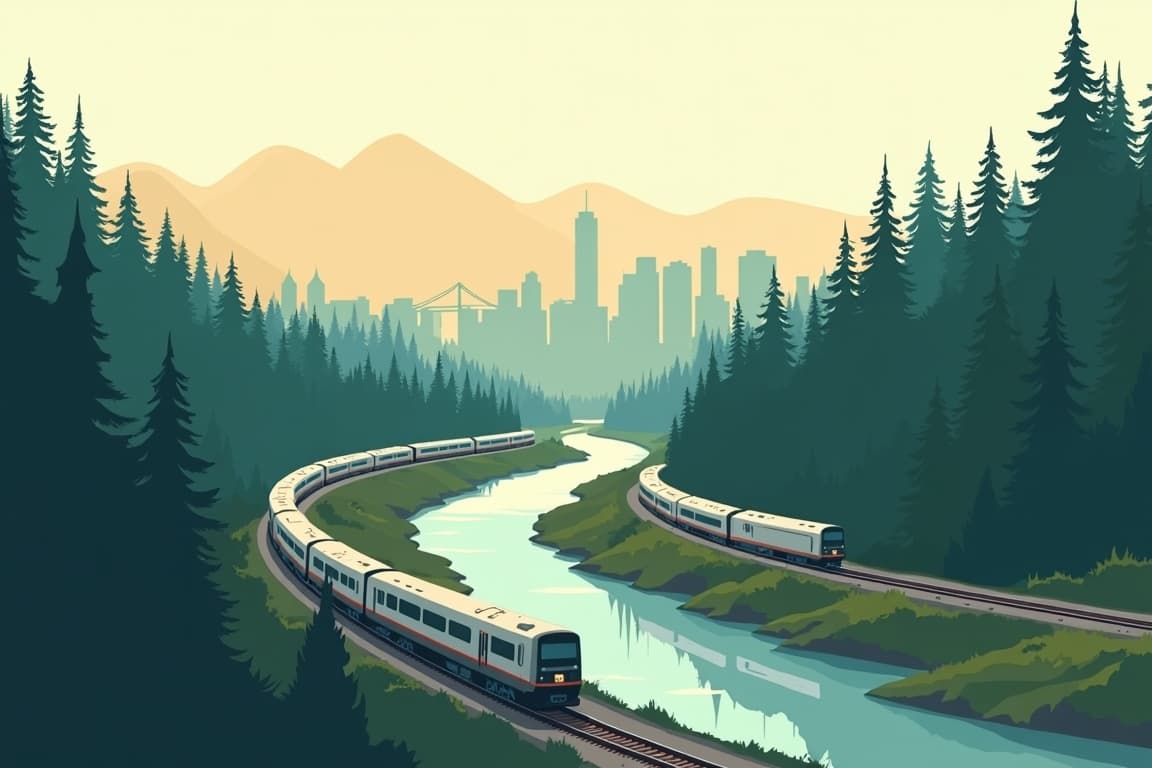 Illustration of Pacific Northwest