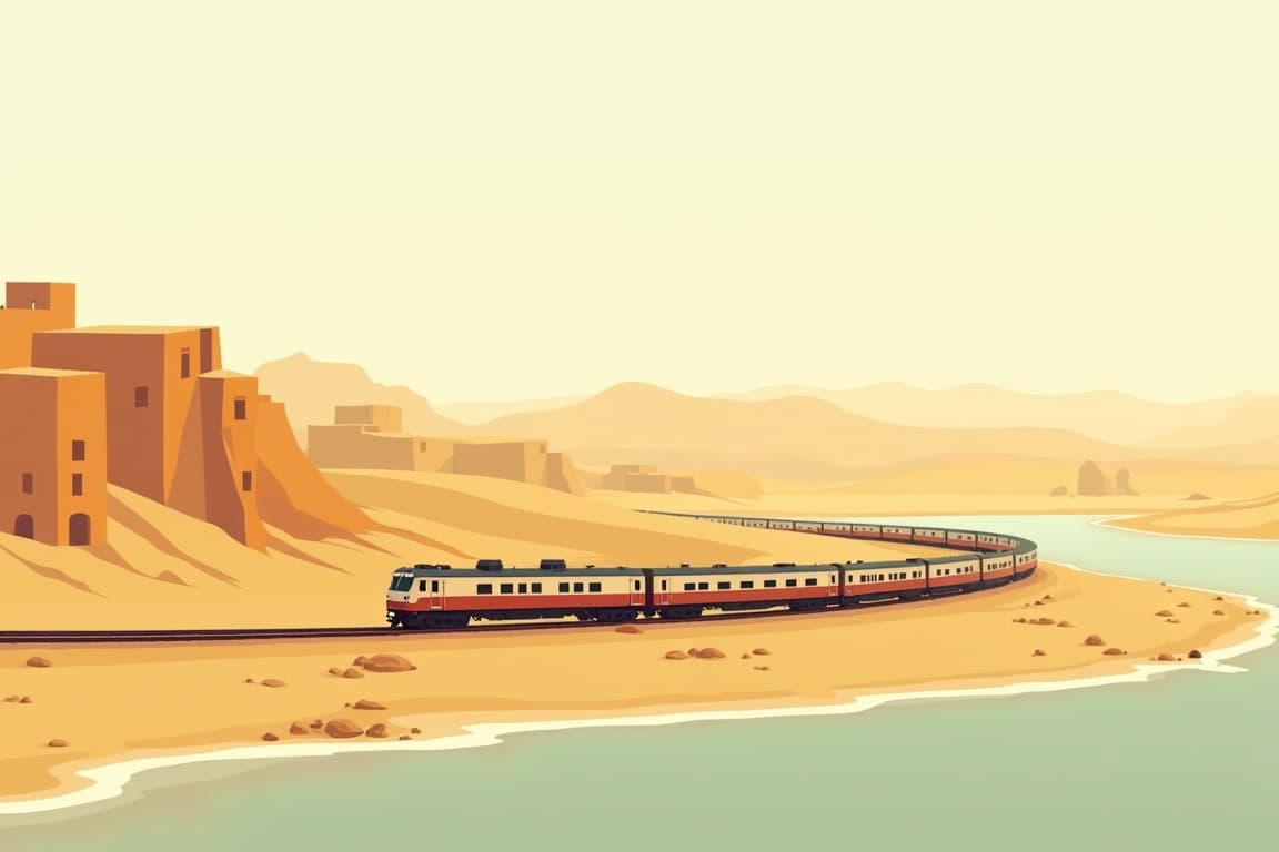 Illustration of Palace on Wheels