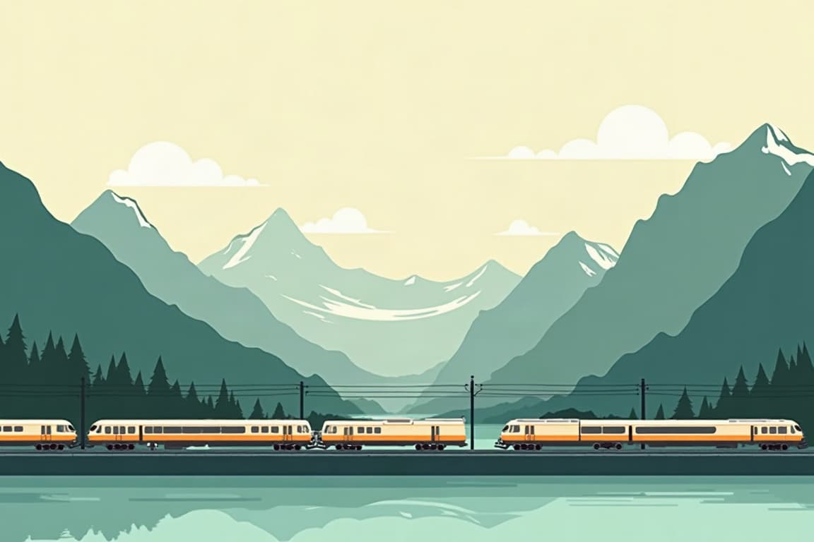 Illustration of Panoramic Journey