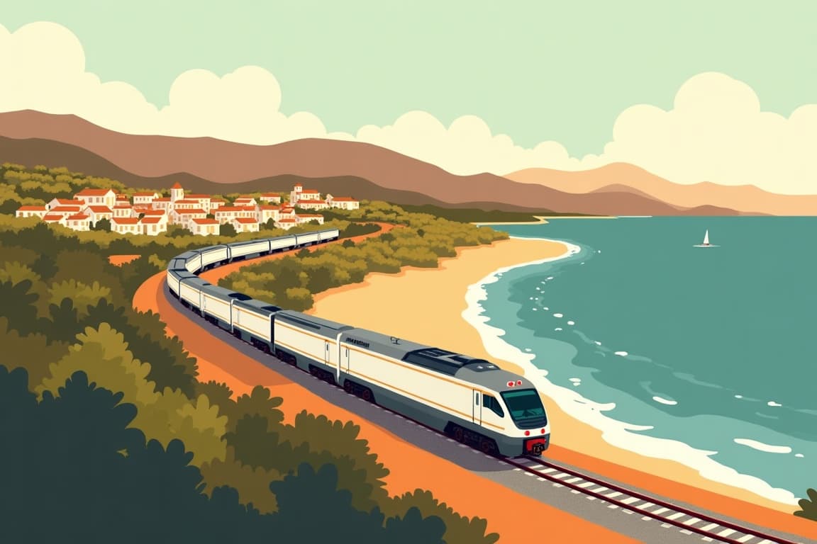 Illustration of Paris and Catalonia