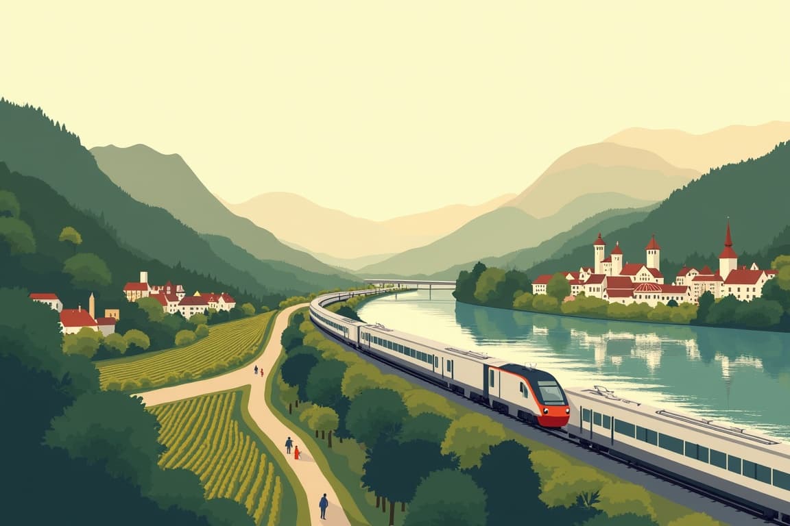 Illustration of Paris and Munich from Paris