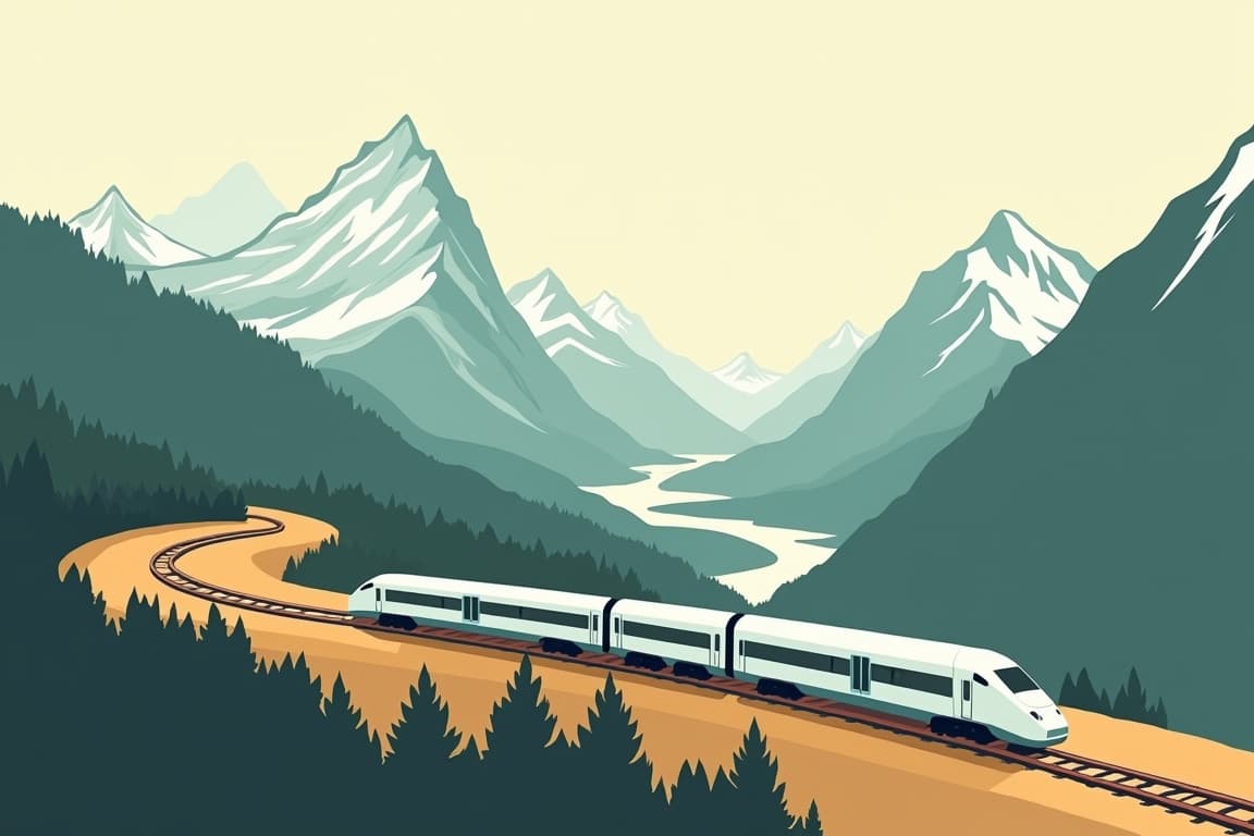 Illustration of Paris and Zurich from Paris