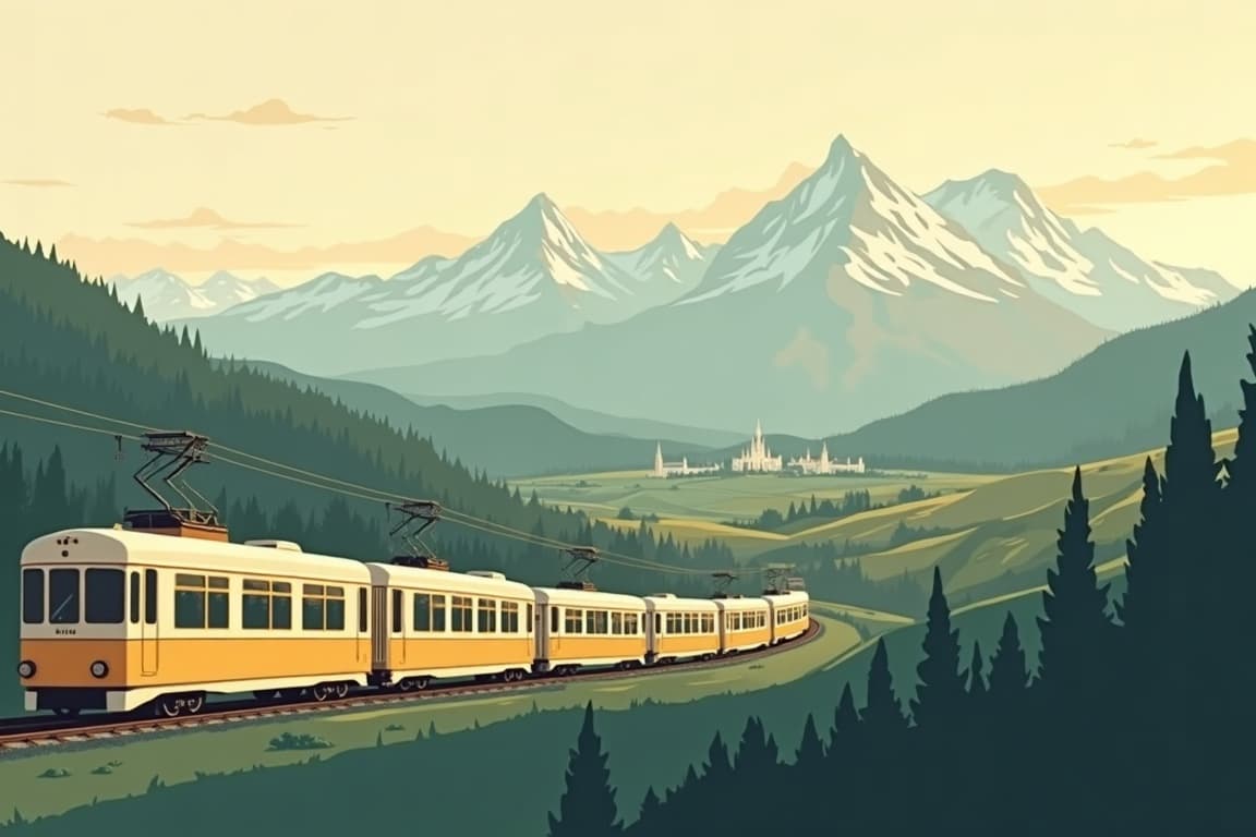 Illustration of Paris - Istanbul or vice versa