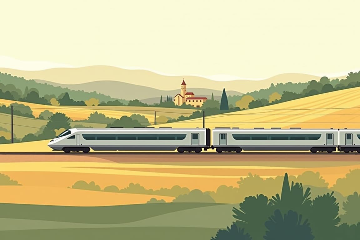 Illustration of Paris to Avignon