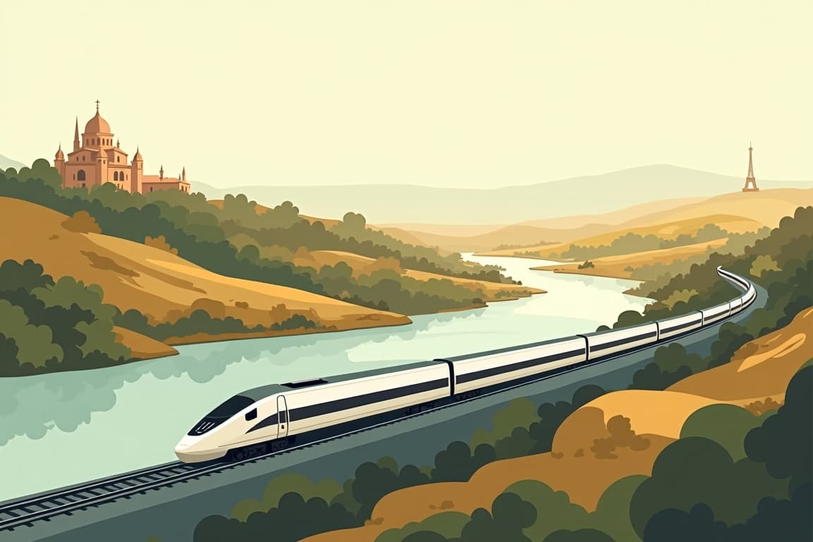 Illustration of Paris to Lyon