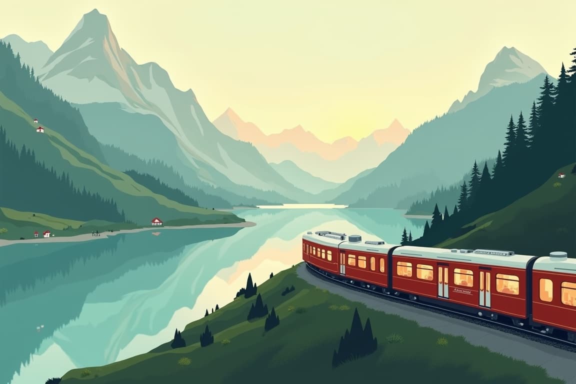 Illustration of Paris to Venice (Classic route)