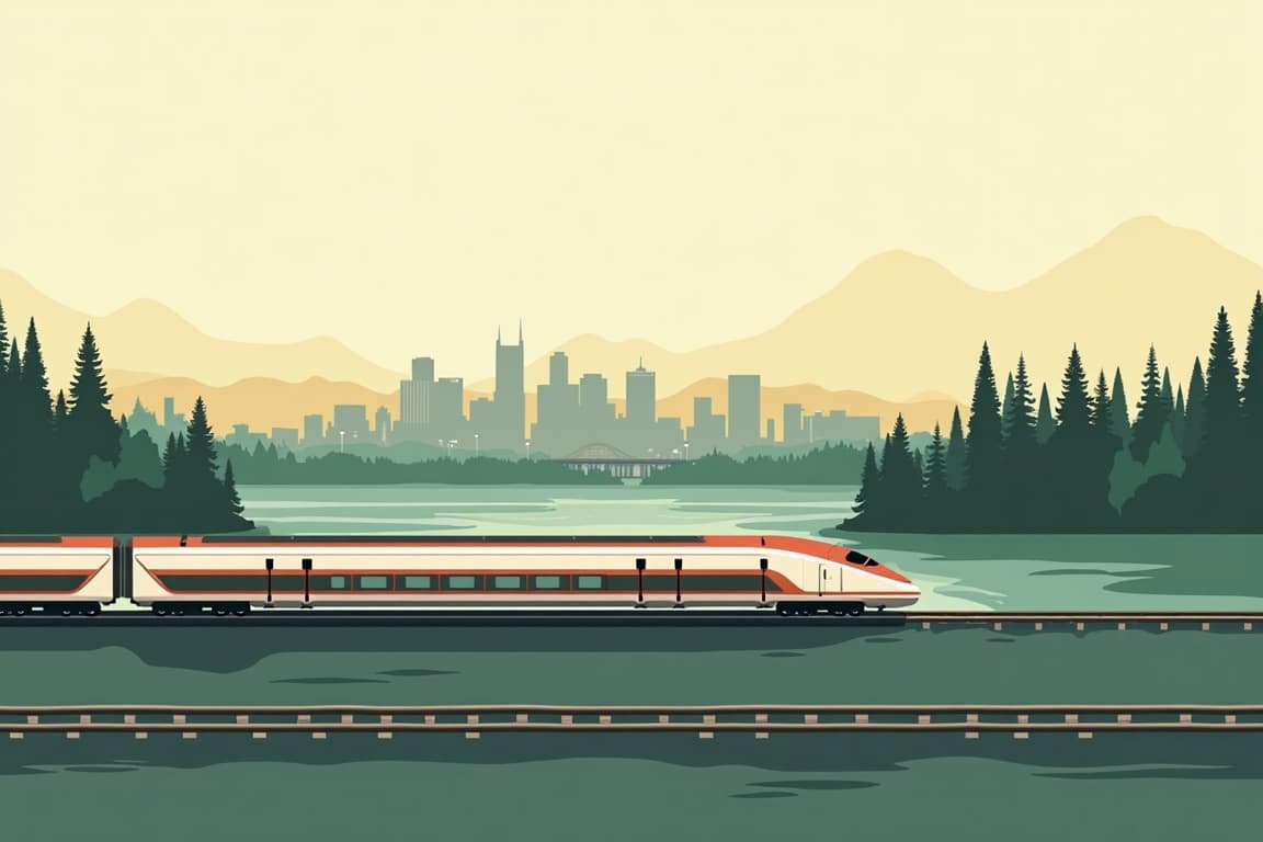 Illustration of Portland, OR Getaway