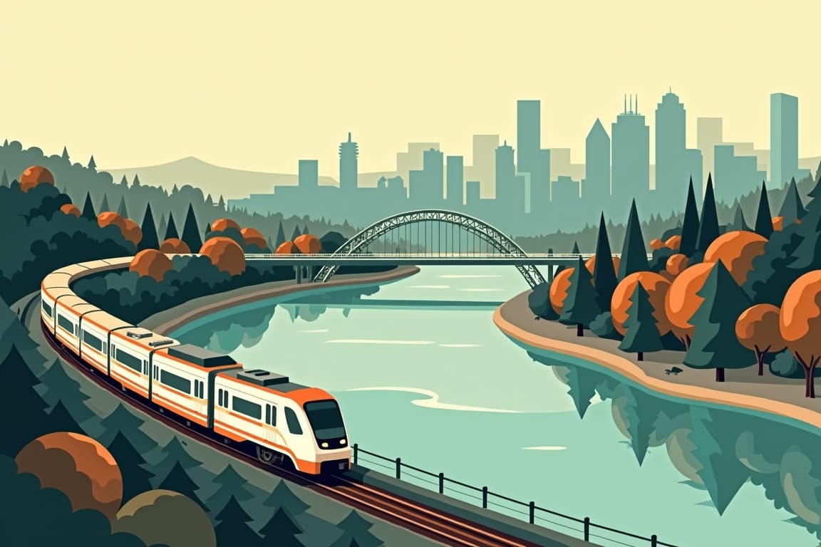 Illustration of Portland, OR Ultimate Getaway