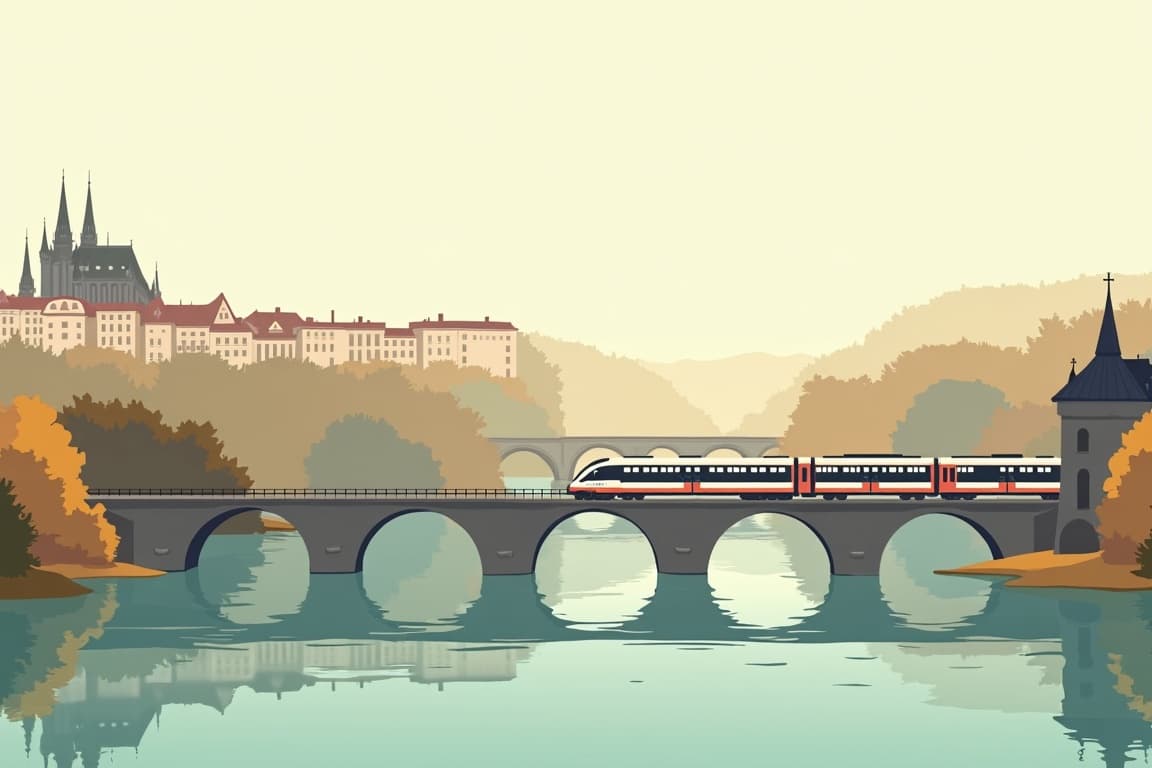 Illustration of Prague