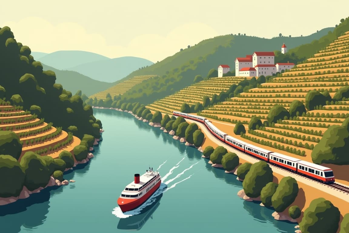 Illustration of Premium Golden Douro