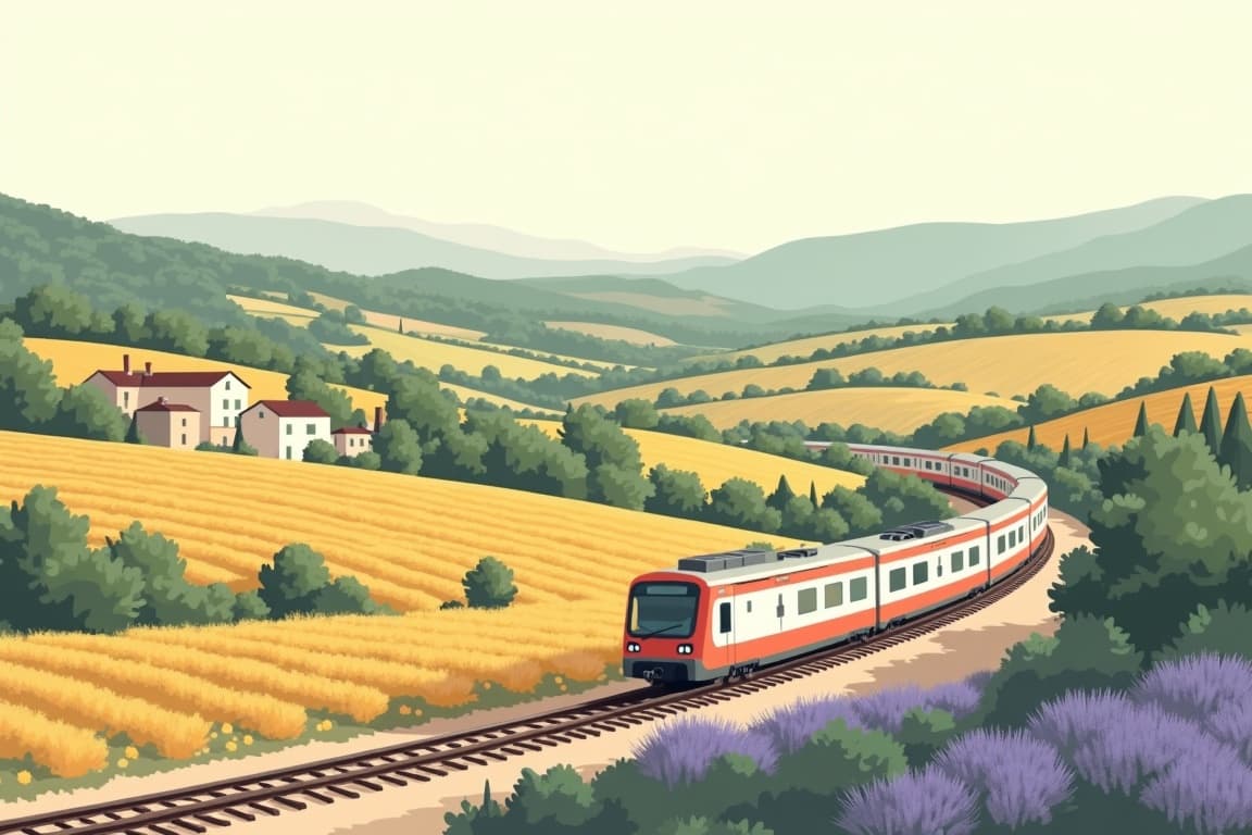 Illustration of Provence in Detail