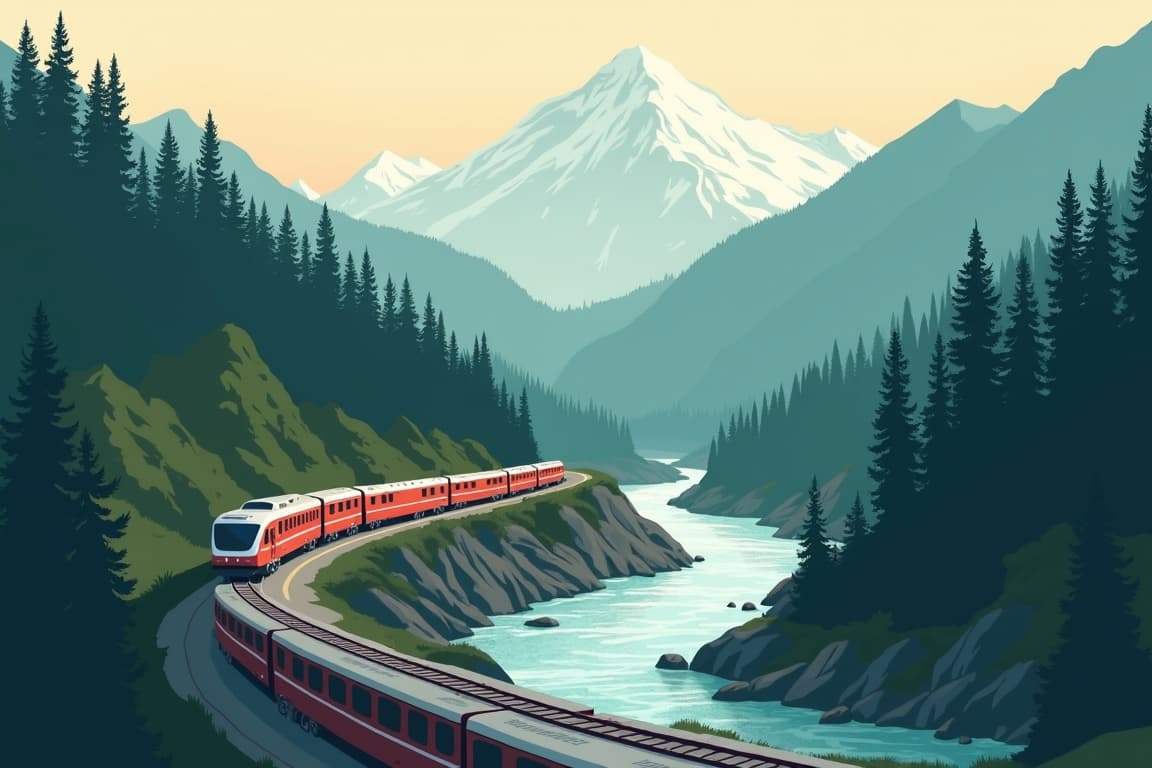 Illustration of Rainforest to Gold Rush Excursion