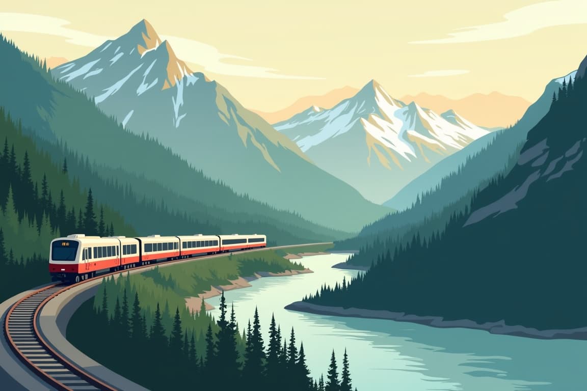 Illustration of Rainforest to Gold Rush