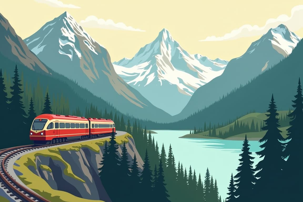 Illustration of Rockies Adventurer: Westbound