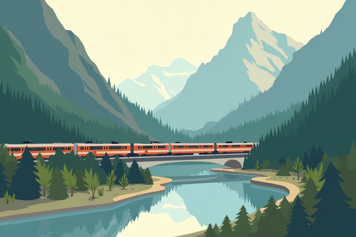 Illustration of Rockies Passage: Eastbound