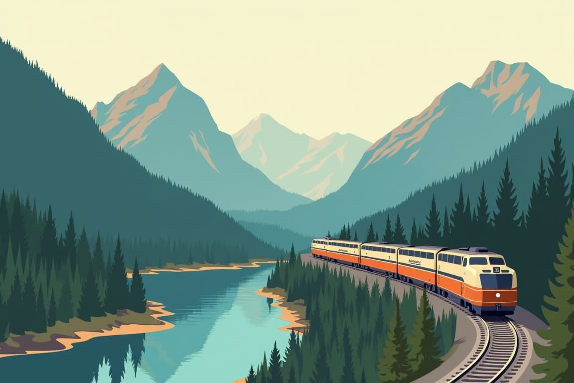 Illustration of Rockies Passage Plus: Eastbound