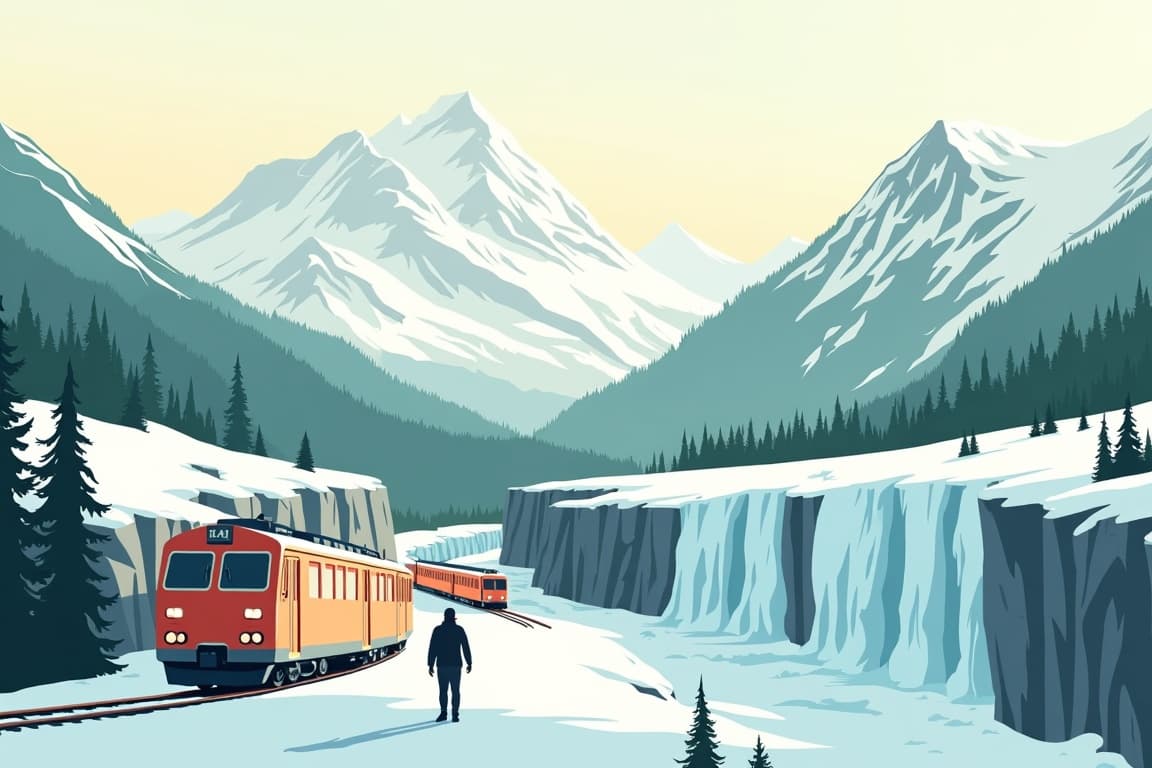 Illustration of Rockies Winter Wonderland