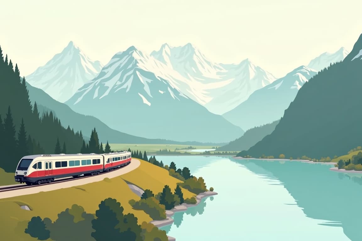 Illustration of Rome by First Class Rail
