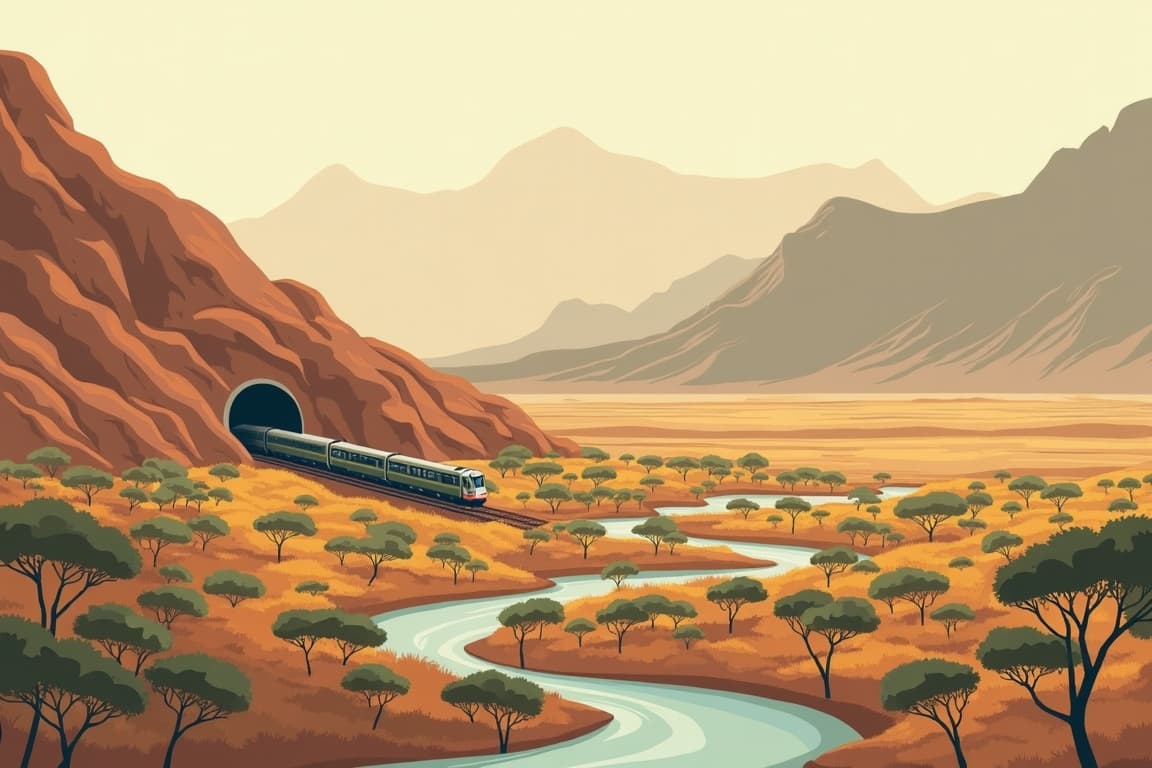 Illustration of Rovos Rail : Le Cap - Pretoria