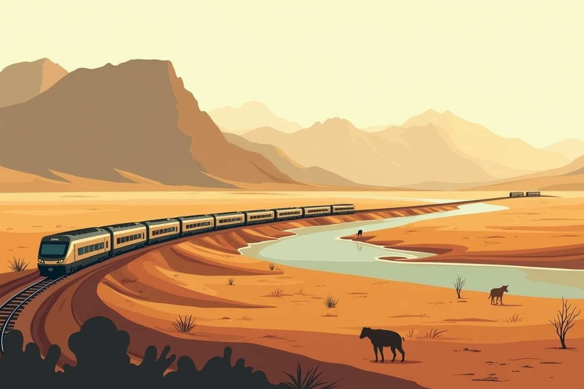 Illustration of Rovos Rail 'Pride of Africa'