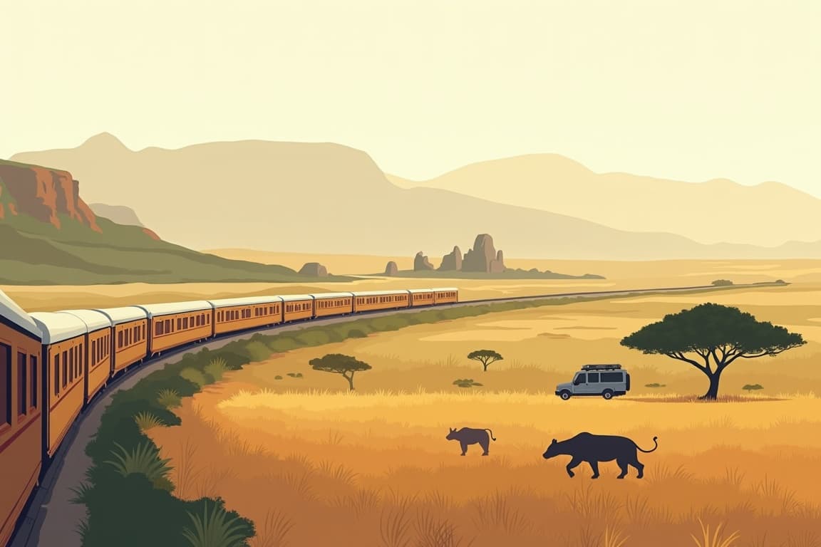 Illustration of Rovos Rail: Southern Cross Adventure