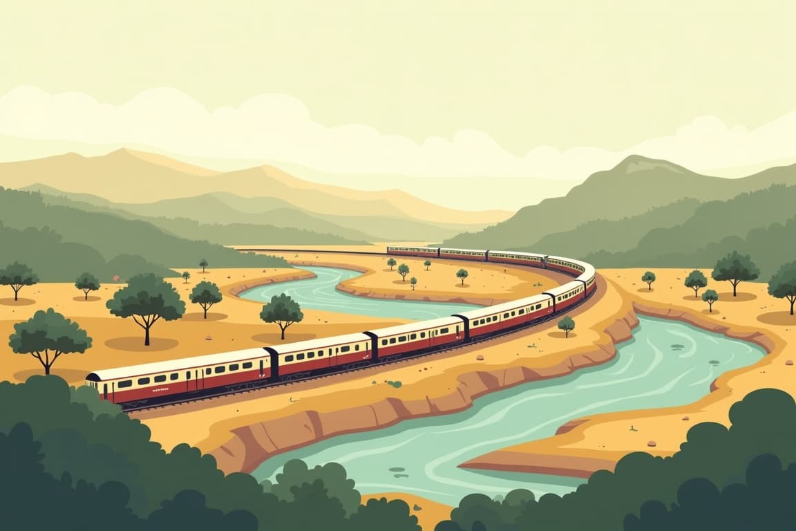 Illustration of Rovos Rail to Victoria Falls