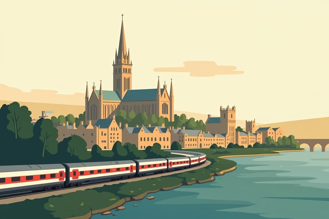Illustration of Royal Tour of Britain