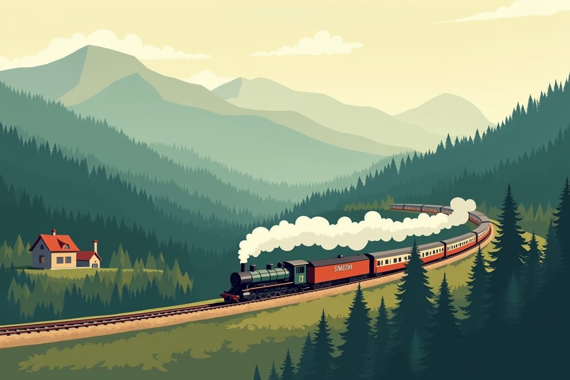 Illustration of Rural Romania