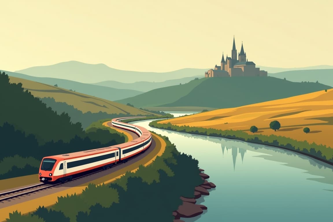 Illustration of Santiago de Compostela