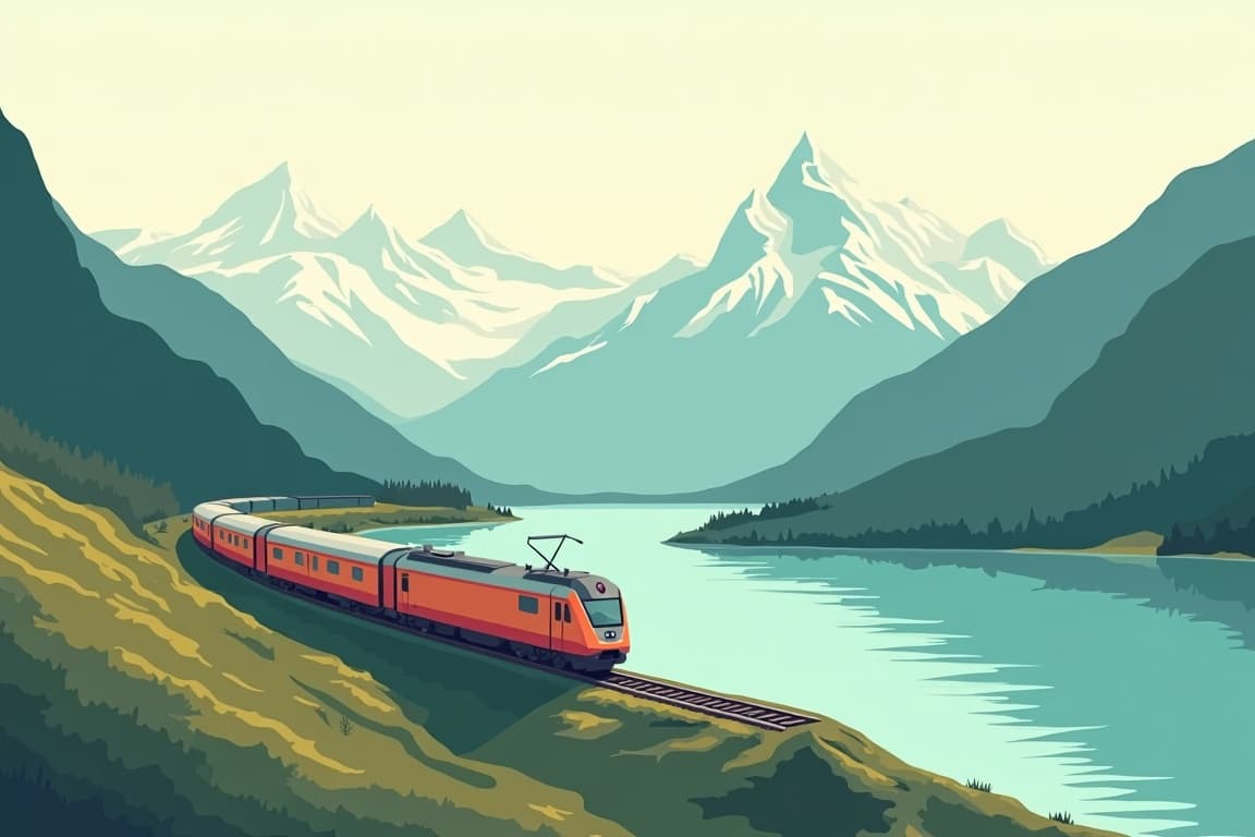 Illustration of Scenic Rail Adventure