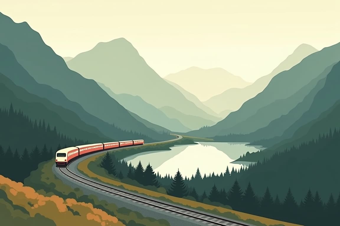 Illustration of Scottish Highlands: 2 Weeks