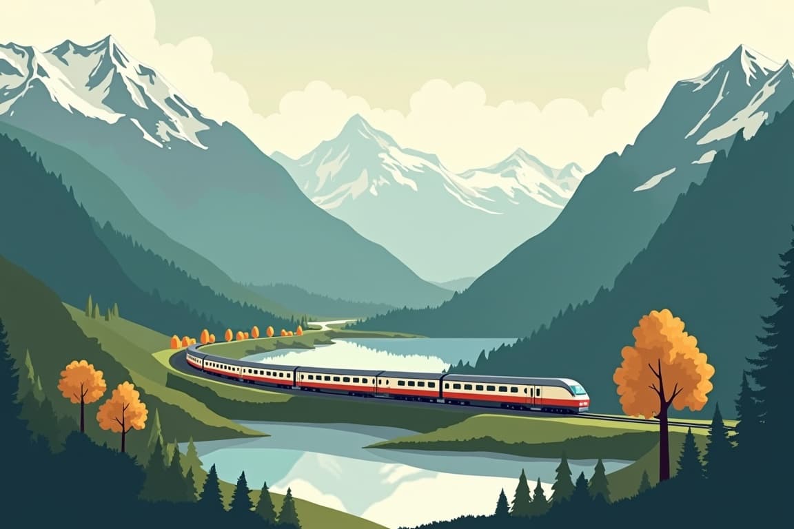 Illustration of Signature | Inspirational Alps Tour