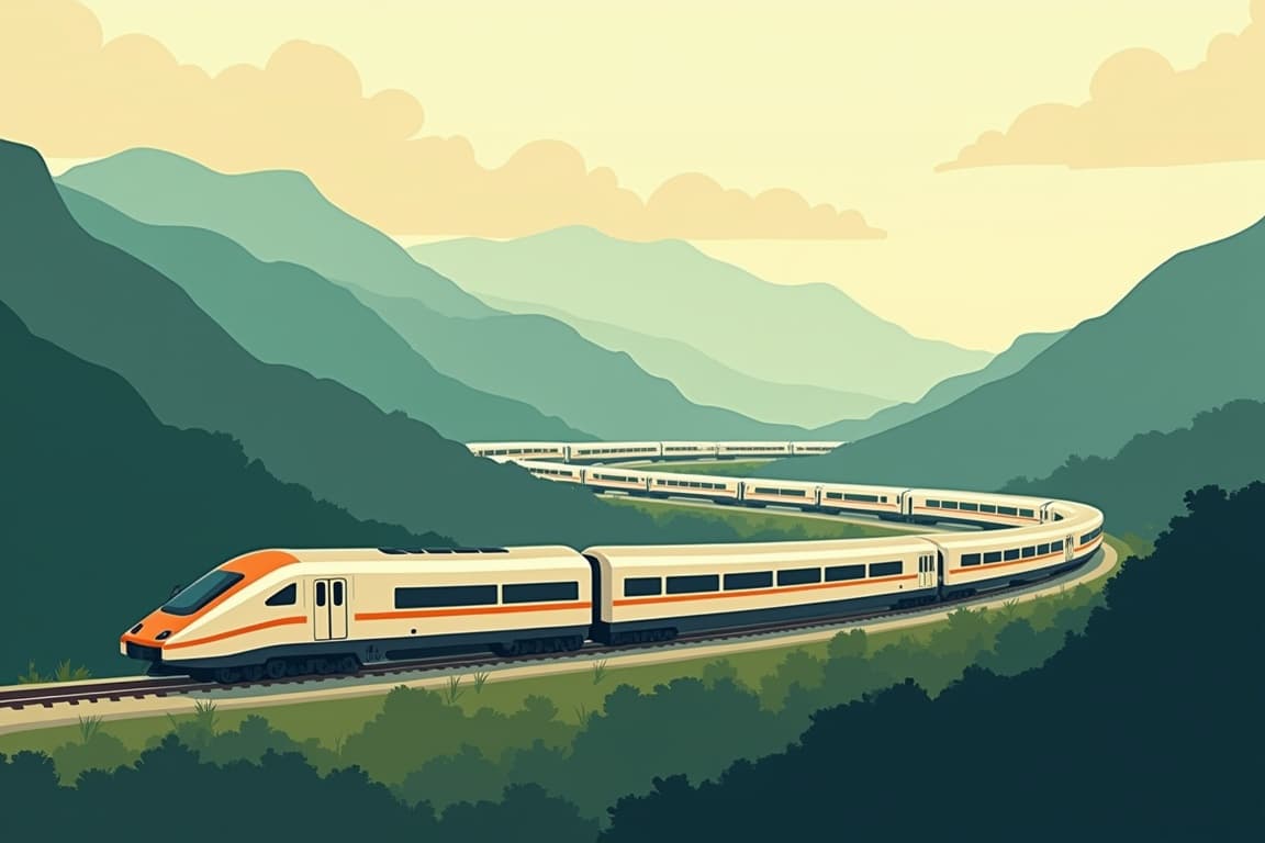 Illustration of SJourney Luxury Train Tour