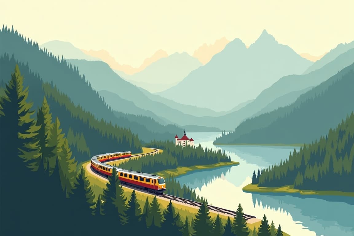 Illustration of Slovakia’s Hidden Gems