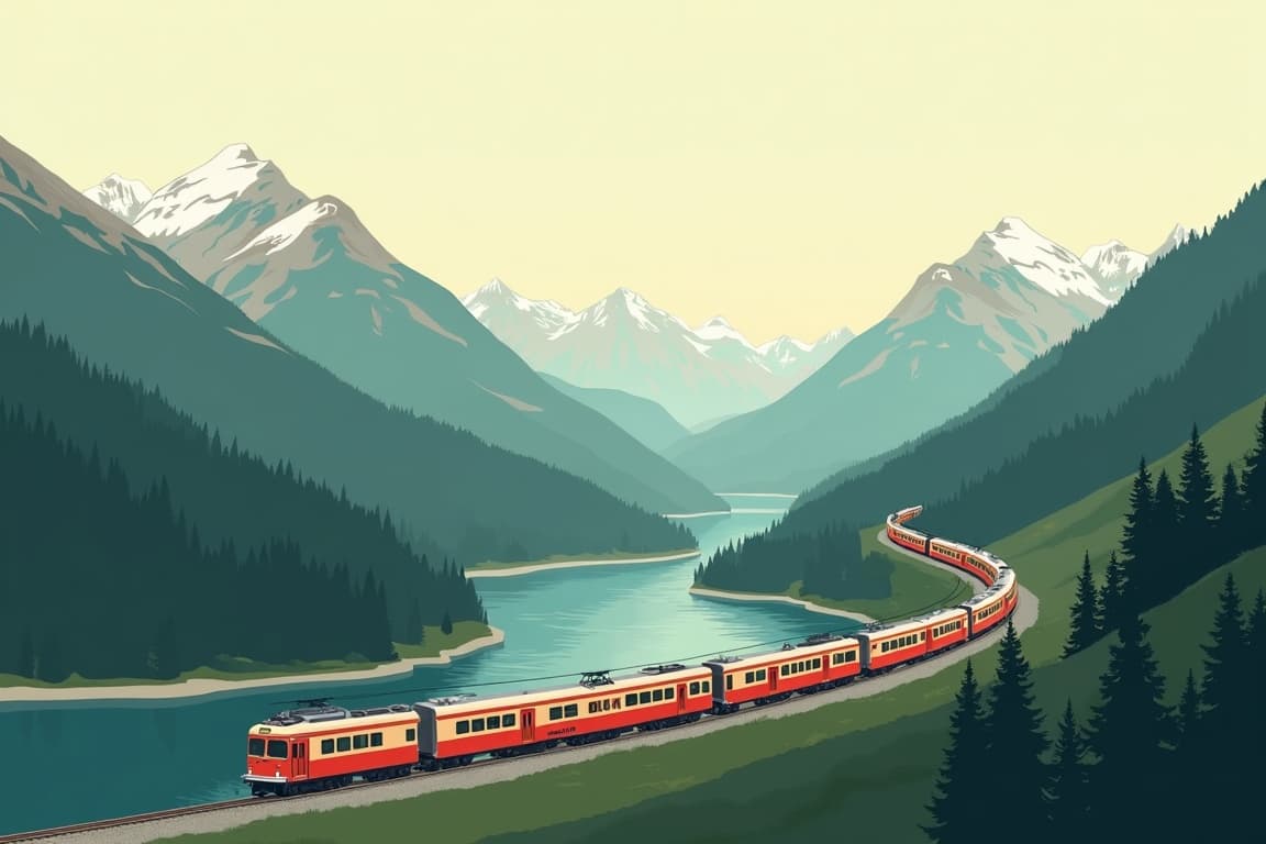 Illustration of Sonderzugreise Alpengold