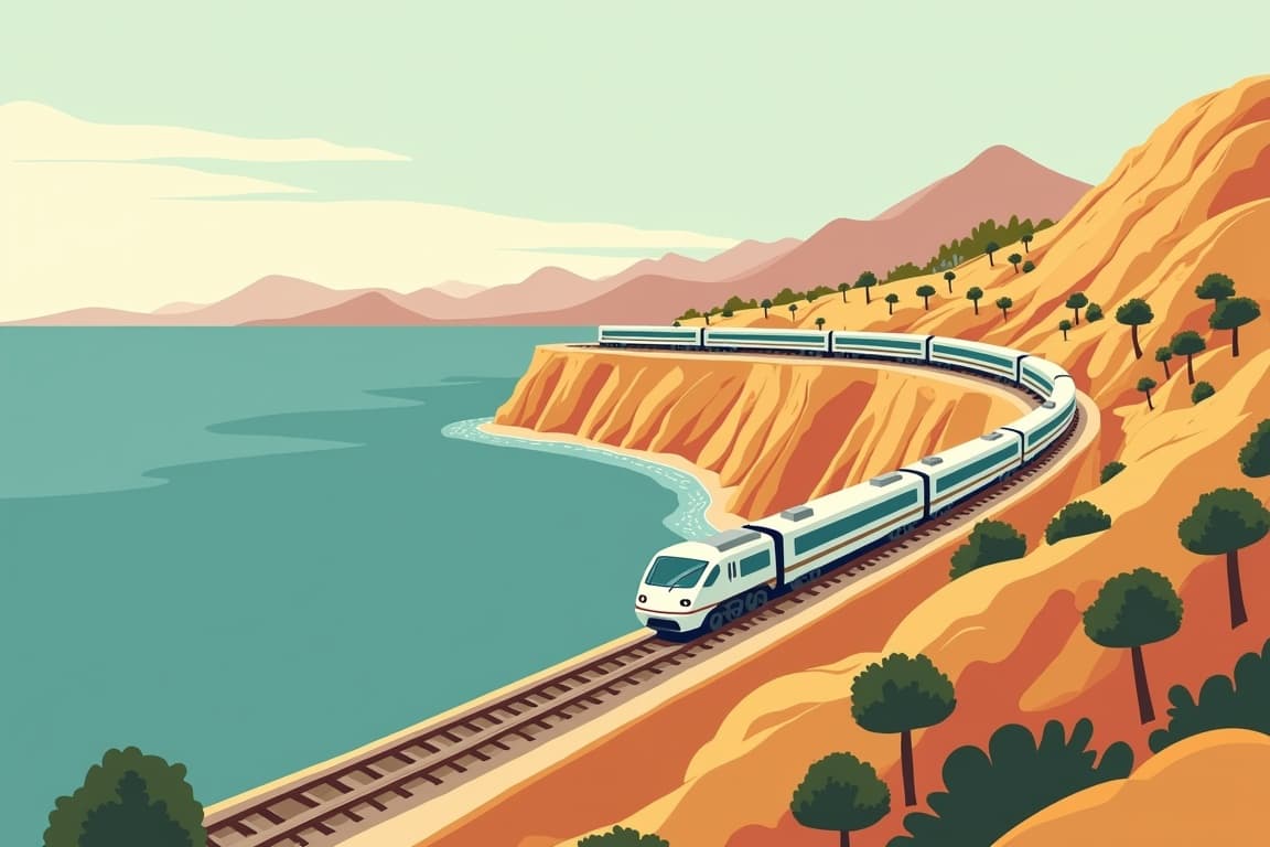 Illustration of Sorrento and Sicily