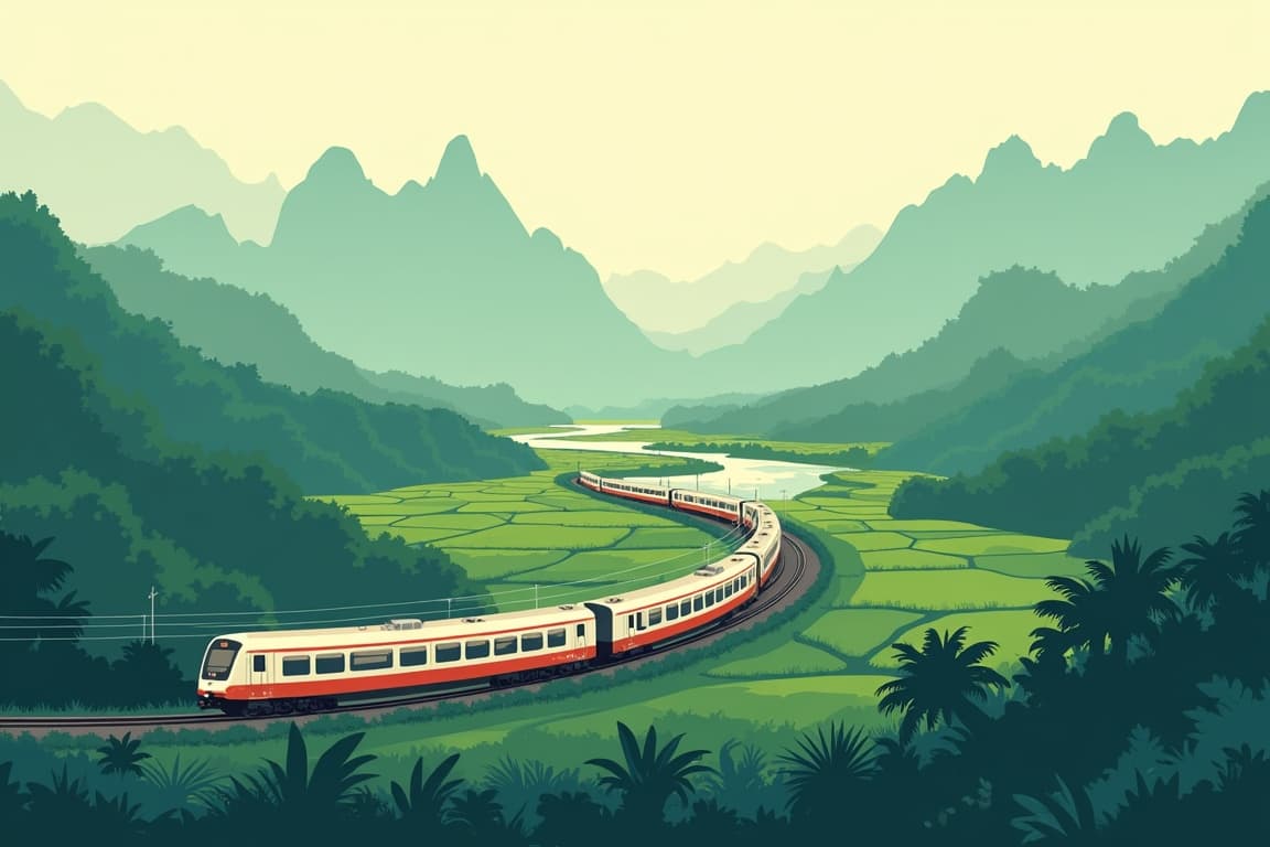 Illustration of South East Asia Group Tour