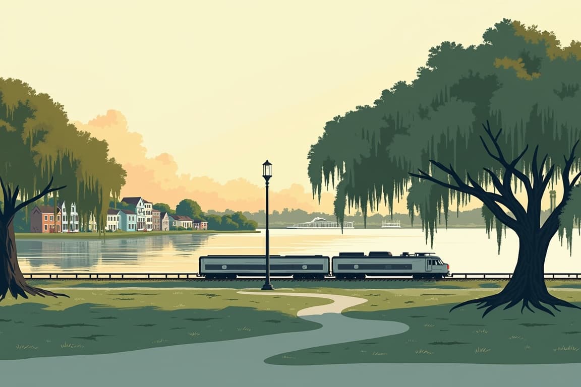 Illustration of Southern Charm and the Everglades