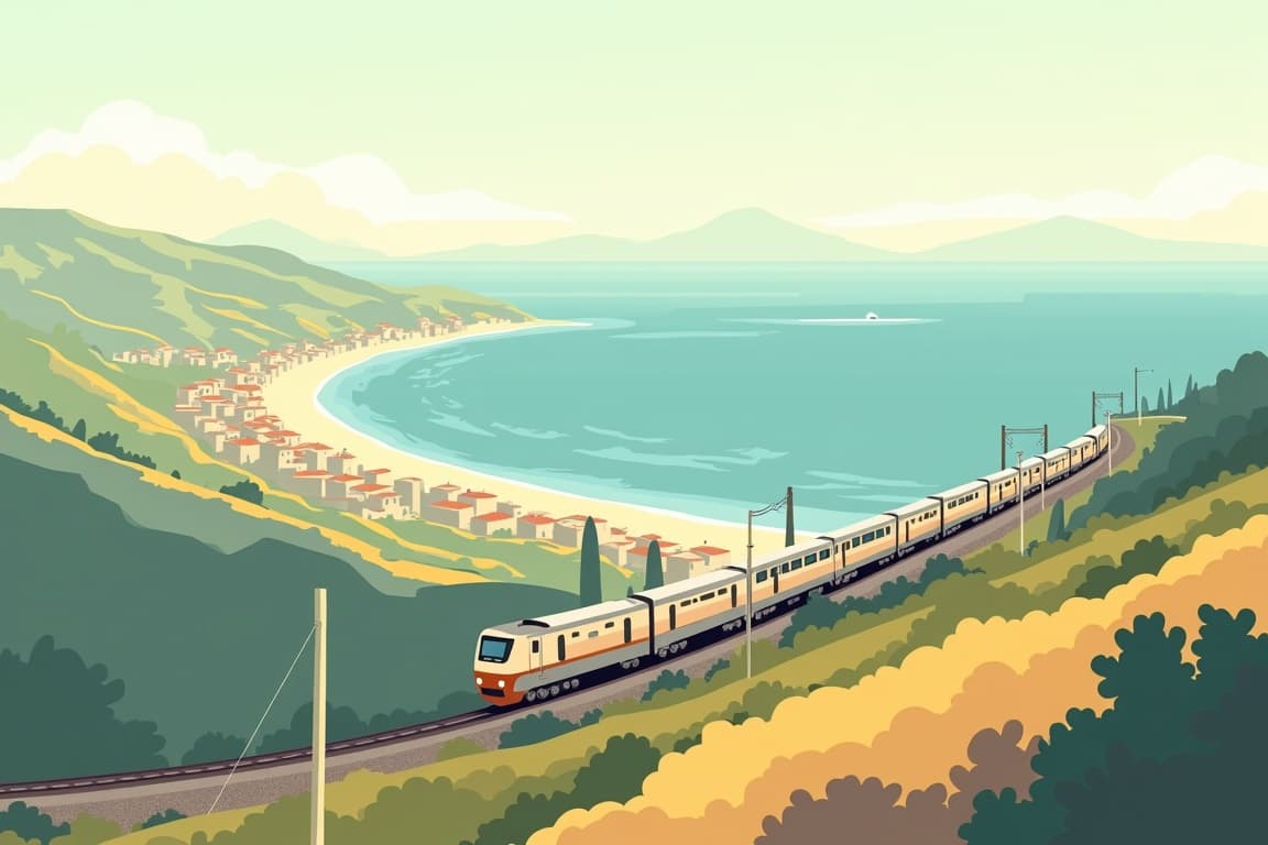 Illustration of Southern Italy & Sicily