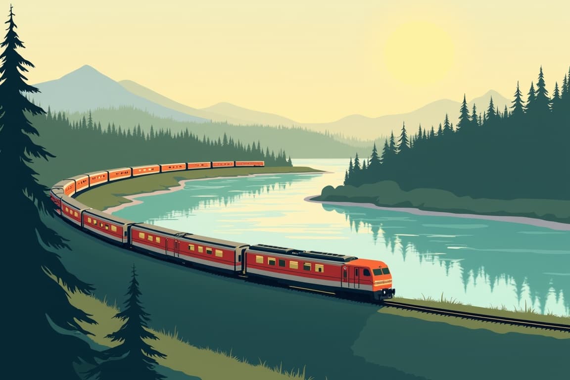 Illustration of Springtime Across Canada
